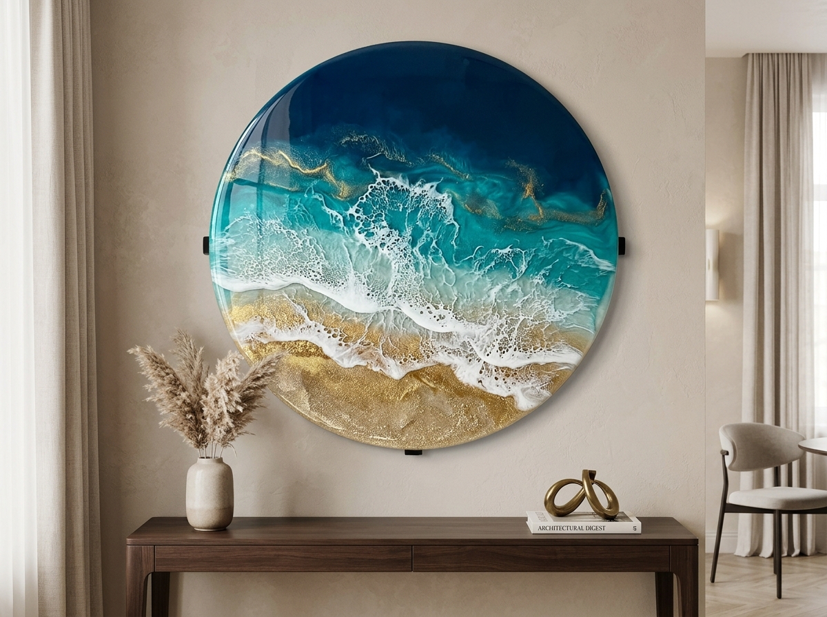 Ocean Resin Wave Patterns
